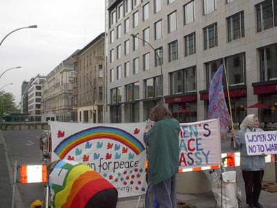 Whyever would there be protesters here?