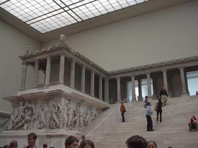 A bunch of really old sculptures