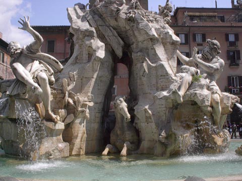 Lots of fountains in Rome, too