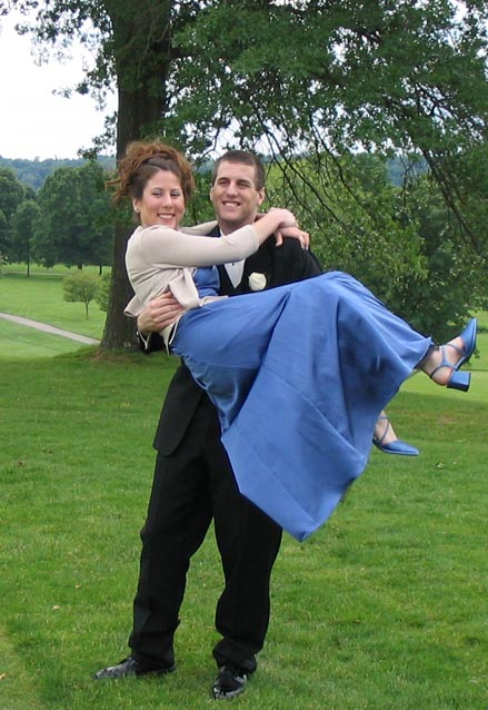 Even in a bridesmaid's dress...