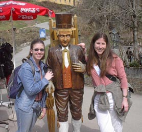 He's a little stiff though...